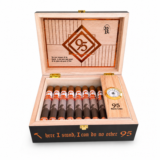 Martin Luther 95 Reformation Humidor – Limited Edition Premium Cigar Humidor
(Cigars Not Included)