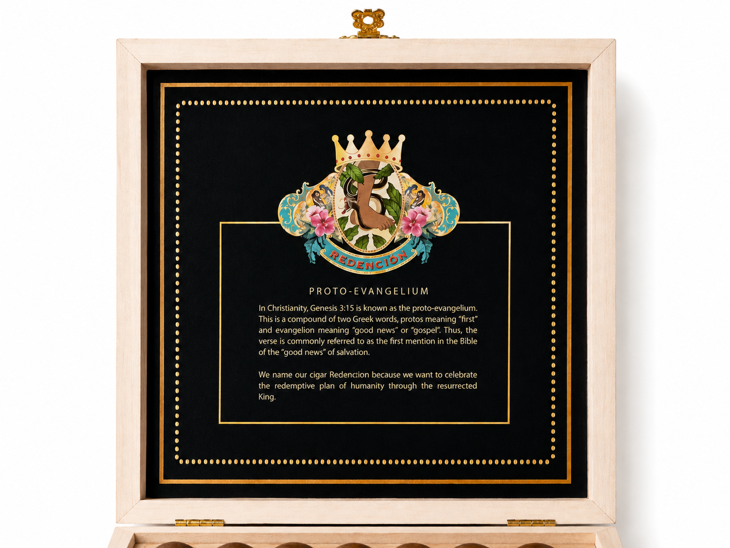 Redención 3:15 — 6 Cigar Collection Box